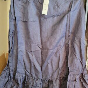 Ann Taylor NWT 2petite 2P skirt navy